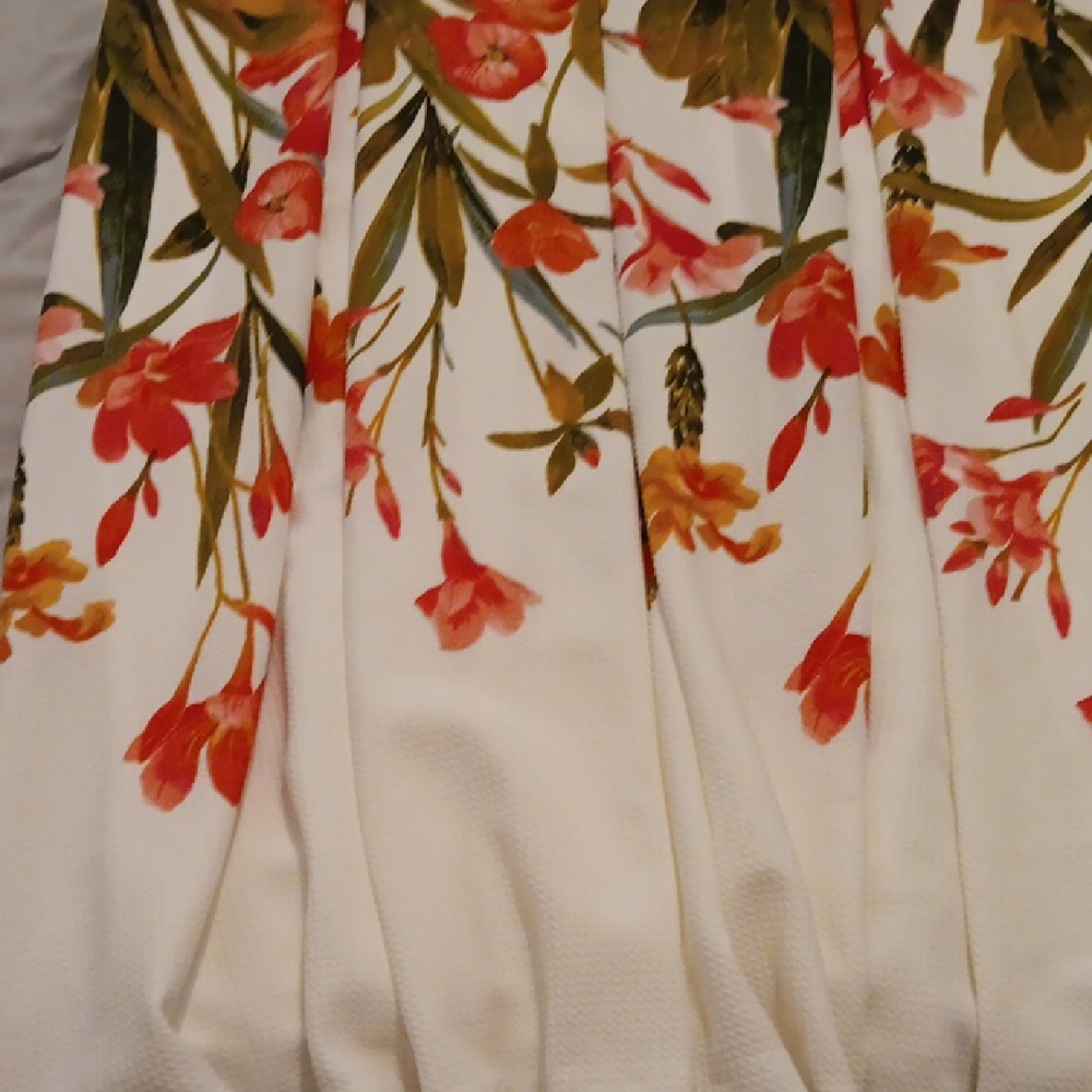 Karl Lagerfeld Orange Green A-Line Mini Dress - Picture 6 of 9